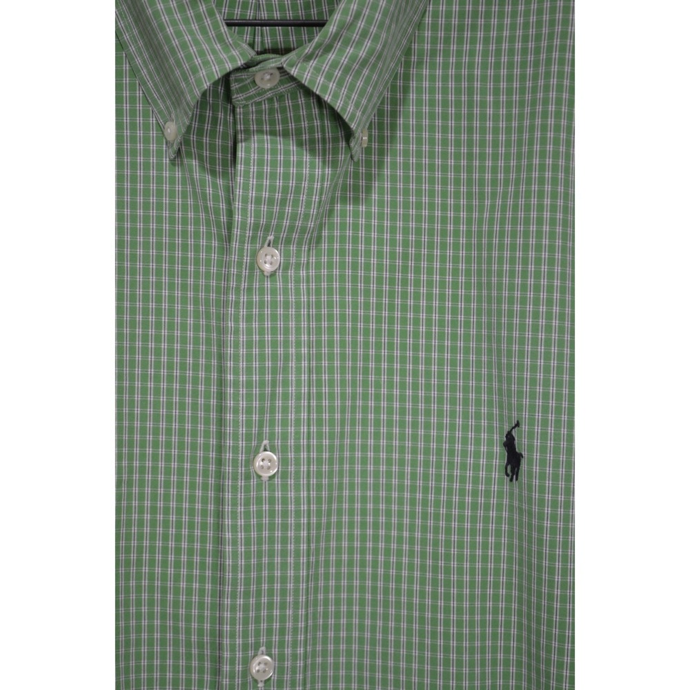 Polo Ralph Lauren Men's 100% Cottom Blake Green Button Down Shirt, Size 2XL - Picture 5 of 7